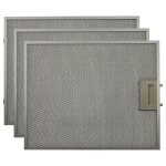 Vhbw 3x filtre anti - graisse compatible avec siemens lc96ga630 / 02, lc96ga630 / 01, lc96ga530 / 03 ...