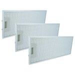 Vhbw 3x filtre anti - graisse compatible avec siemens li16030, li16030 / 06, li16030 / 07, li16030 / ...