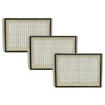 Vhbw 3x filtre compatible avec bosch bsd 3025 / 06 - 12, bsd 3220 / 06, bsd 3081 / 09 aspirateur - filtre ...