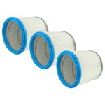 Vhbw lot de 3x filtres � cartouche compatible avec hitachi hikoki rnt 1200 aspirateur - filtre pliss� ...