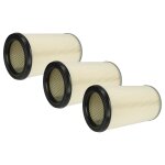Vhbw lot de 3x filtres � cartouche compatible avec k�rcher nt 601, nt 602, nt 200, nt 602 lp, nt 802 ...