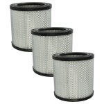 Vhbw 3x filtre  cartouche compatible avec stanley sxvc20ppe aspirateur - filtre pliss