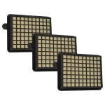 Vhbw 3x filtre compatible avec fakir prestige 2000, 1900, 2300, 2100, azuro, 1800 aspirateur - filtre ...