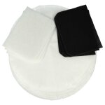 Vhbw 3x filtre  graisses, 3x filtre  charbon, 6x filtre papier compatible avec delonghi srie f28 friteuse ...