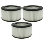 Vhbw 3x filtre compatible avec habitex e438 aspirateur de cendres - filtre hepa contre les allergies