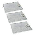 Vhbw 3x filtres permanent � graisse compatible avec bosch dke932a / 01, dke932a / 03, dke932a / 04, dke932a ...
