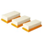 Vhbw lot de 3x filtres pliss� plat compatible avec milwaukee as - 30 lac, as - 30 mac, as - 42 mac aspirateur ...