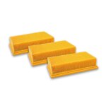 Vhbw 3x filtre  pris plats pour aspirateur robot multi - usages krcher nt 35 / 1 tact / te / m, nt ...