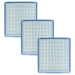 Vhbw 3x filtre remplacement pour miele 7364560, sf - h10 pour aspirateur - filtre d'�vacuation hepa blanc ...