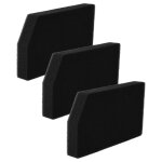 Vhbw 3x filtre compatible avec rowenta ergo force cyclonic ro6789ea / 410, ro6753ea / 410, ro6799ea / ...