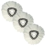 Vhbw 3x serpill�res remplacement pour vileda 152623 pour balai nettoyant - t�te de rechange, microfibre, ...
