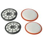 Vhbw lot de 4 filtres compatible avec dirt devil dd2620 - 9, dd2650 - 0, dd2651 - 0, dd2650 - 1, dd2651 ...