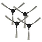 Vhbw 4x brosse latrale compatible avec nestor e. ziclean furtiv robot aspirateur - lot de brosses, gris ...