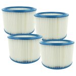 Vhbw 4x cartouche filtrante compatible avec protool festool vcp 700 e - m, vcp 700 e - l aspirateur - ...