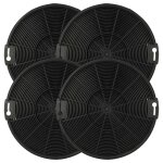 Vhbw 4x filtres � charbon actif compatible avec arthur martin afc60151x, afc90151x hotte aspirante - ...