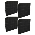 Vhbw 4x filtres � charbon actif compatible avec arthur martin fc1201, harmd, hbox601ek12, hbox60ek, hbox60x ...
