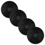 Vhbw 4x filtres � charbon actif compatible avec baumatic f60. 2ss, f100. bl, tel06ss, f100. 2ss, f902blbl, ...