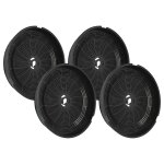Vhbw 4x filtres � charbon actif compatible avec candy 36900801, 36900613, 36900578, 36900497, cbt625x, ...