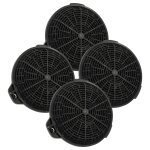 Vhbw 4x filtres  charbon actif compatible avec cata valto wh 02059008, valto 900 xgwh, valto 900 xgbk, ...