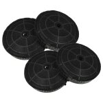 Vhbw 4x filtres � charbon actif compatible avec de dietrich dht1146x, dht1186xc, dht1186x, dht1196xc, ...
