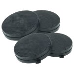 Vhbw 4x filtres  charbon actif compatible avec falmec quasar, top, 1421 noir, evo 80 p. e. cap hotte ...