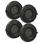 Vhbw 4x filtres � charbon actif compatible avec indesit h 161. 2 ix - f057778, h 161. 2 m (wh) - f057782, ...