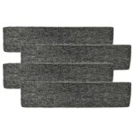 Vhbw 4x filtres � charbon actif compatible avec miele aura edition 6000 / obsw hotte aspirante - 42, ...