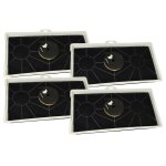 Vhbw 4x filtres � charbon actif compatible avec neff d5655x0 / 06, d5655x0 / 05, d5655x0 / 04, d5655x0 ...