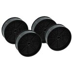 Vhbw 4x filtres  charbon actif remplacement pour airlux cr780, cr790, cr800 pour hotte aspirante - 12, ...
