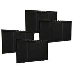 Vhbw 4x filtres � charbon actif remplacement pour bosch 11025805, 9001028224, 11008080, as - azkf1250, ...