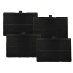 Vhbw 4x filtres � charbon actif compatible avec neff d95bmp5n0, d89dk62n0, d95bcp2n0, d89d55n1, d95bms5n5 ...