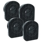 Vhbw 4x filtres � charbon actif remplacement pour whirlpool 481281718522, type 200, dkf42, chf200 / 1 ...