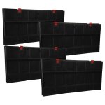 Vhbw 4x filtres � charbon actif compatible avec scholtes h3760, h3790, hc6060, hc6060br, hc6060wh, hi60, ...