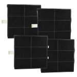 Vhbw 4x filtres � charbon actif compatible avec siemens lc48950, lc46957, lc47656, lc47956, lc48650, ...