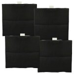 Vhbw 4x filtres � charbon actif compatible avec siemens lz52650, lz52750, lz52251, lz52350 hotte aspirante ...