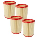 Vhbw 4x filtres � lamelles compatible avec aeg as300elcp, ap300elcp, as500elcp, ap250ecp, vx6 - 1 - lr ...