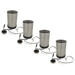 Vhbw 4x filtre � particules fines remplacement pour bamato cf1 pour centrale d'aspiration - particules ...