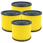Vhbw 4x filtre pliss� compatible avec lidl parkside pnts 30 / 9 e, 30 / 8 e, 30 / 9 de, 30 / 7 e, 30 ...