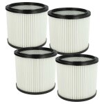 Vhbw 4x filtre pliss� compatible avec parkside pnts 30 / 8 e, pnts 1300(a1), pnts 1300 aspirateur - noir ...