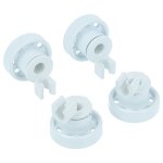 Vhbw 4x roulette pour panier inf�rieur compatible avec imperial lave - vaisselle - diam�tre 14 mm