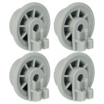 Vhbw 4x roulette pour panier inf�rieur compatible avec vorwerk lave - vaisselle - diam�tre 35 mm