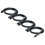 Vhbw 4x tuyau flexible compatible avec nilfisk king home, hygienic, 540, great dane aspirateurs - 1, ...