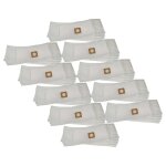 Vhbw 50x sacs compatible avec bosch advancedvac 20 aspirateur - 85cm x 22, 75cm blanc