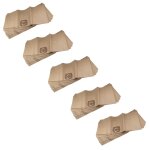 Vhbw 50x sacs compatible avec cmi c - nts 1250 - 30xw aspirateur - papier, 33, 1cm x 77, 7cm, beige