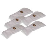 Vhbw 50x sacs compatible avec eva uz 930 aspirateur - microfibre non tisse, 75cm x 17cm blanc