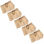 Vhbw 50x sacs compatible avec hoover tcp 1600 - 2499 capture aspirateur - papier, 38cm x 24, 5cm, marron ...