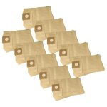Vhbw 50x sacs compatible avec karcher t 140 aspirateur - ta 1 40cm x 24cm marron