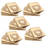 Vhbw 50x sacs compatible avec privileg 102216, 881738 aspirateur - papier, type k, 21cm x 13, 2cm, couleur ...