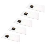 Vhbw 50x sacs remplacement pour rowenta zr 81 pour aspirateur - microfibre non tisse, 61cm x 27cm blanc ...
