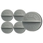 Vhbw 5x capuchon � visser pour filtre � cartouche compatible avec stanley sxvc50xtde aspirateur blanc ...